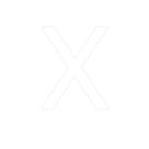 Transfer - Letra X - Branco - 1 unidade - Rizzo