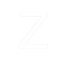 Transfer - Letra Z - Branco - 1 unidade - Rizzo