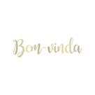 Transfer Para Balão Lettering Ouro - Bem-Vinda - 01 Unidade - Rizzo