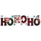 Transfer Textil Barra Natal - Ho Ho Ho - TTB4N-006 Transfer Textil Barra Natal - Ho Ho Ho - TTB4N-006
