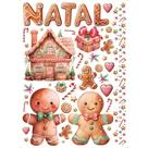 Transfer Textil Natal Retangular - Ginger - TTR6N-003
