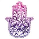 Transfer Textil Quadrado - Hamsa