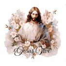Transfer Textil Retangular - Jesus Vive Transfer Textil Retangular - Jesus Vive