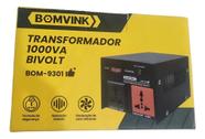 Transformador 1000va Bivolt 127 220v Marca Bomvink Preto
