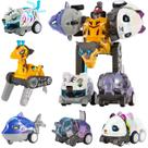 Transformador de brinquedo VUSUMOK para crianças de 5 a 7 anos com carros e animais puxados Transformador de brinquedo VUSUMOK para crianças de 5 a 7 anos com carros e animais puxados