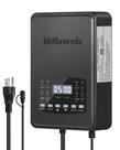 Transformador para iluminação externa WILAWELS 600W com 2 zonas, temporizador e fotocélula Transformador para iluminação externa WILAWELS 600W com 2 zonas, temporizador e fotocélula