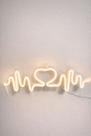 Transforme seu Ambiente Luminária Neon Coração Batimentos -
