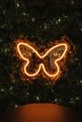 Transforme seu Quarto com a Elegante Luminária Borboleta Neon de Luz Suave Aconchegante