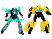 Transformers EarthSpark Cyber Combiner Bumblebee e Mo Malto