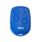 Transmissor 3 teclas azul modelo nice 3tb 433mhz rolling code