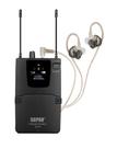 Transmissor de metal sem fio do sistema IEM SGPRO SG-40B com fones de ouvido