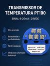Transmissor De Temperatura Rtd Pt100 0 A 50oC Saída 4-20Ma