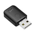 Transmissor E Receptor FM Bluetooth 5.3 Com Chamada Mãos-Livres, Adaptador USB Mini Sem Fio Para