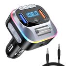 Transmissor FM Bluetooth para carro LENCENT com carregador PD+QC3.0 Transmissor FM Bluetooth para carro LENCENT com carregador PD+QC3.0