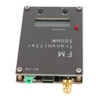 Transmissor FM PUSOKEI 2000m 500mW com LCD 88-108MHz 5V USB C