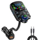 Transmissor FM SOARUN Bluetooth 5.3 para carro com PD30W e USB