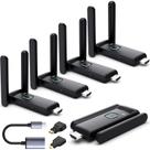 Transmissor HDMI sem fio e 4 receptores YUYUNLOMN G58