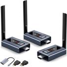 Transmissor HDMI sem fio Lielyhod 1080P 50 m 5,8 GHz, 3 peças