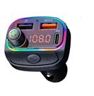 Transmissor Para Veiculo FM Carregador Mp3 Usb Pendrive Tomada turbo C/Botão para Chamadas- KapBom