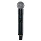 Transmissor portátil Shure SLXD2/SM58 com cápsula de microfone vocal SM58