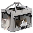 Transporte para Gatos PEGIC Extra Grande - Portátil para 2 Gatos com Lados Macios