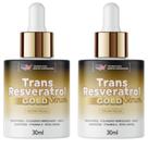 Transresveratrol Gold Sérum Facial Loja Oficial 2 Unidades