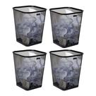 Trash Can Mind Reader Mesh Square 9,75 L x 9,75 L x 12,25 H preto