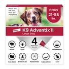 Tratamento de pulgas, carrapatos e mosquitos K9 Advantix II para cães grandes