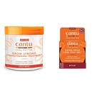 Tratamento e gel Cantu Grow Strong com manteiga de karité 180mL