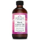Tratamento nutritivo para cabelos HERITAGE STORE Óleo de rícino preto 240mL