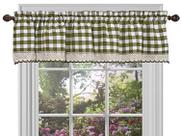 Tratamento para Janela Sweet Home - Painel de Cortina Valance 14x58cm - Cor Sage