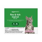 Tratamento Tópico para Pulgas e Carrapatos em Gatos - Amazon Basics (6 unidades)
