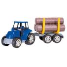 Trator Brinquedo Infantil Menino Carrinho Toras Carretinha