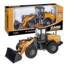 Trator Carregadeira Pá Réplica Brinquedo Articulável Infantil de Obra e Construção Carregadeira 721E - Usual