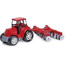 Trator Com Arado Agromax Fazenda Brinquedo Infantil Pop Toys/Poliplac - Trator Com Arado Agromax Fazenda Brinquedo Infantil Pop Toys/Poliplac -