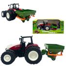 Trator Controle Remoto Com Distribuidor De Adubo 1:24 Recarregável E Luzes Máquina Agricola CKS Toys Trator Controle Remoto Com Distribuidor De Adubo 1:24 Recarregável E Luzes Máquina Agricola CKS Toys