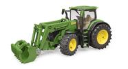 Trator de brinquedo Bruder John Deere 7R 350 com carregador frontal 42,5 cm