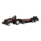 Trator de brinquedo Case IH Magnum Red Rumbler com trenó 1/64