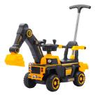 Trator Elétrico Infantil 6V Retroescavadeira Com Sons E Luzes Veículo A Bateria Para Crianças