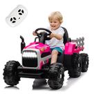 Trator Elétrico Infantil Zyerch 24V com Reboque e 3 Velocidades