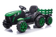 Trator Elétrico Motorizado Infantil Com Caçamba Verde Trator Elétrico Motorizado Infantil Com Caçamba Verde