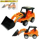 trator pá carregadeira a fricção pull back 22,5cm na solapa - CIM TOYS