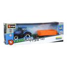Trator T7 315 HD Azul New Holland com Vagão Burago 39381