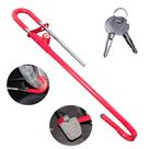 Trava Anti Furto Tranca Trava Universal Volante Pedal Chave Antimicha Trava Anti Furto Tranca Trava Universal Volante Pedal Chave Antimicha