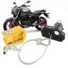 Trava Antifurto Manete Manopla Freio Disco Capacete Moto - KIT_TRAVAS