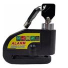 Trava Cadeado De Freio Disco Com Alarme Sonoro Para Moto