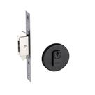 Trava Correr Pado Inox Externa Lingueta Dupla Roseta Redonda