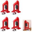 Trava de Porta Alarme Seguranca 80 dBC Kit 4 Uni Portatil Viagem Hotel Pousada Bloqueador Resistente Anti Furto Roubo