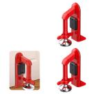 Trava De Porta Com Alarme 80 dBC Kit 2 Uni Seguranca Viagem Hotel Pousada Quarto Portatil Fechadura Previne Acidentes