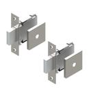 Trava de Segurança Tetra Chave Auxiliar 601 Roseta Quadrada 529 Inox Polido 40mn Par Haga Trava de Segurança Tetra Chave Auxiliar 601 Roseta Quadrada 529 Inox Polido 40mn Par Haga